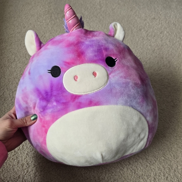 Squishmallows Large Colorful Tie Dye Unicorn - Picture 2 of 9